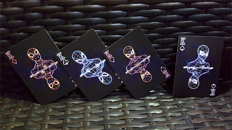 PlayingCardDecks.com-Spider-Man Neon Playing Cards JLCC