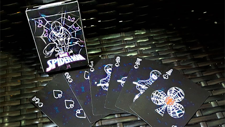 PlayingCardDecks.com-Spider-Man Neon Playing Cards JLCC