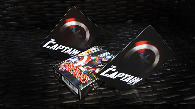 PlayingCardDecks.com-Avengers Captain America Playing Cards JLCC