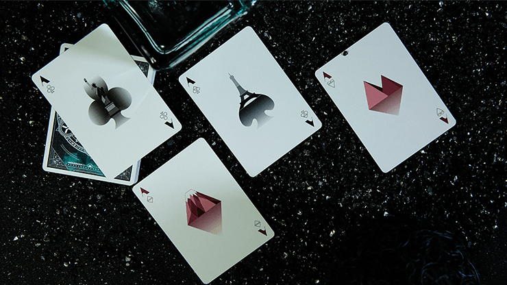 PlayingCardDecks.com-Elemental Master Green  Playing Cards TWPCC