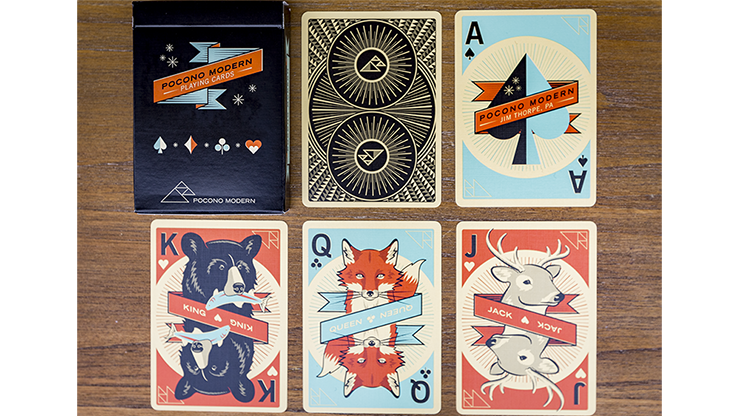 PlayingCardDecks.com-Pocono Modern Woodland Playing Cards USPCC