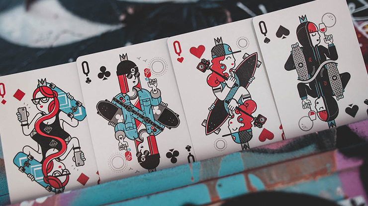 PlayingCardDecks.com-Skateboard v2 Marked Playing Cards USPCC