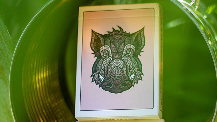 PlayingCardDecks.com-Wild Reserve Pink Boar Playing Cards USPCC
