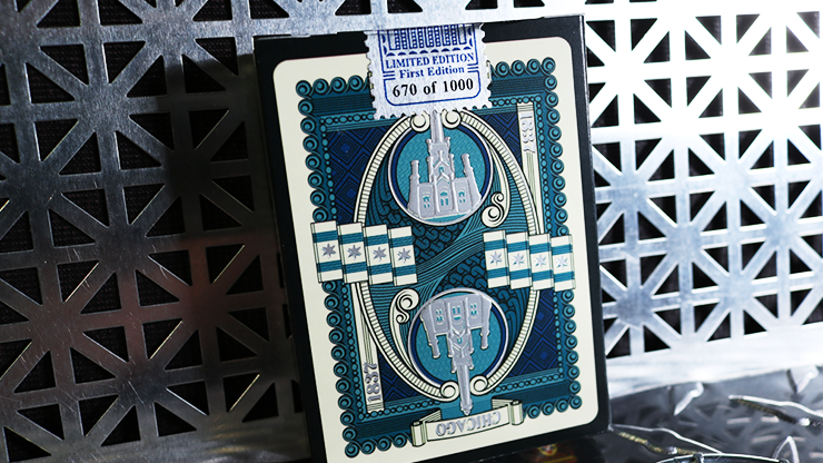 PlayingCardDecks.com-City Skylines Chicago Bicycle Playing Cards