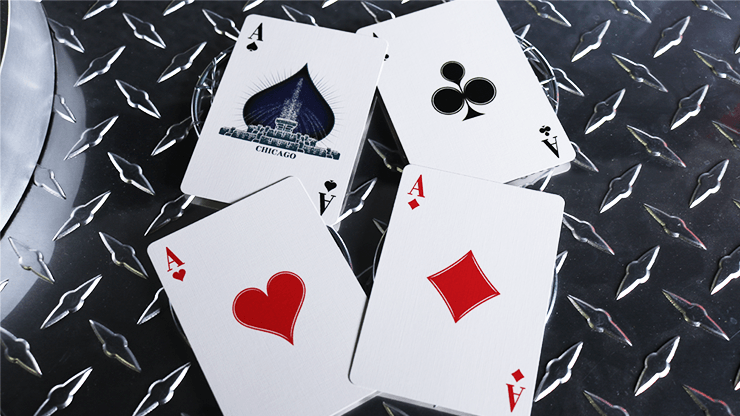 PlayingCardDecks.com-City Skylines Chicago Bicycle Playing Cards