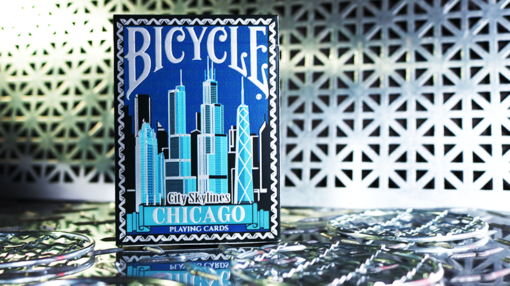 PlayingCardDecks.com-City Skylines Chicago Bicycle Playing Cards
