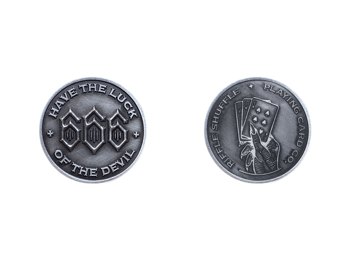 PlayingCardDecks.com-666 Collector Coin