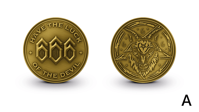PlayingCardDecks.com-666 v3 Collector Coin