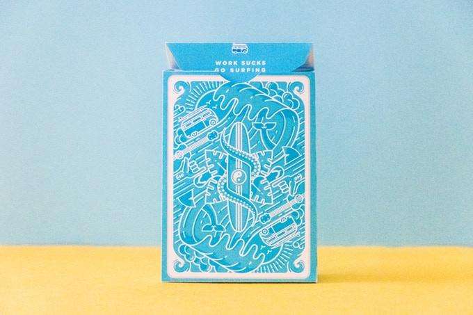 PlayingCardDecks.com-Surfboard Marked Playing Cards USPCC