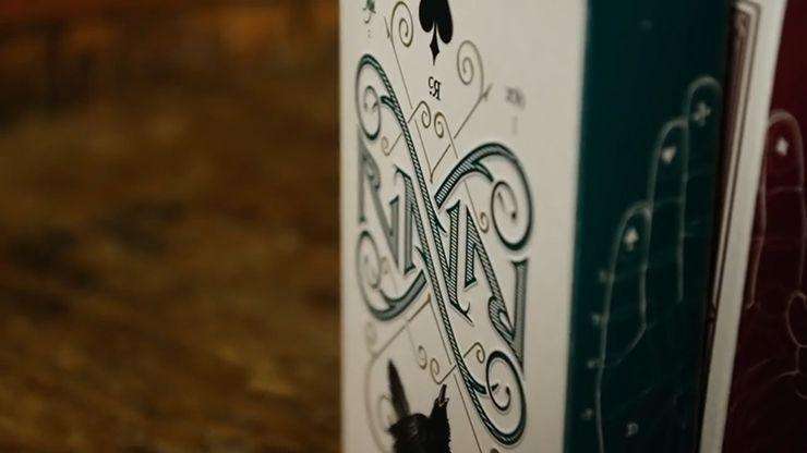 PlayingCardDecks.com-Ravn Green Playing Cards Deck USPCC