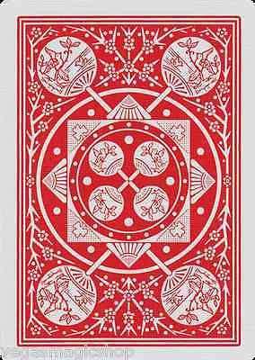 PlayingCardDecks.com-Tally-Ho Fan Back Red Playing Cards