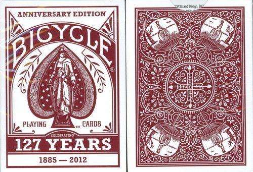127 Years Anniversary Bicycle Playing Cards