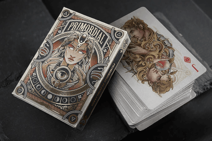 PlayingCardDecks.com-Primordial Gilded Playing Cards USPCC