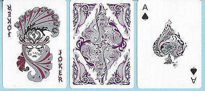 PlayingCardDecks.com-Floral 2 Deck Set Green Purple Playing Cards