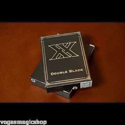 PlayingCardDecks.com-Double Black XX Playing Cards USPCC
