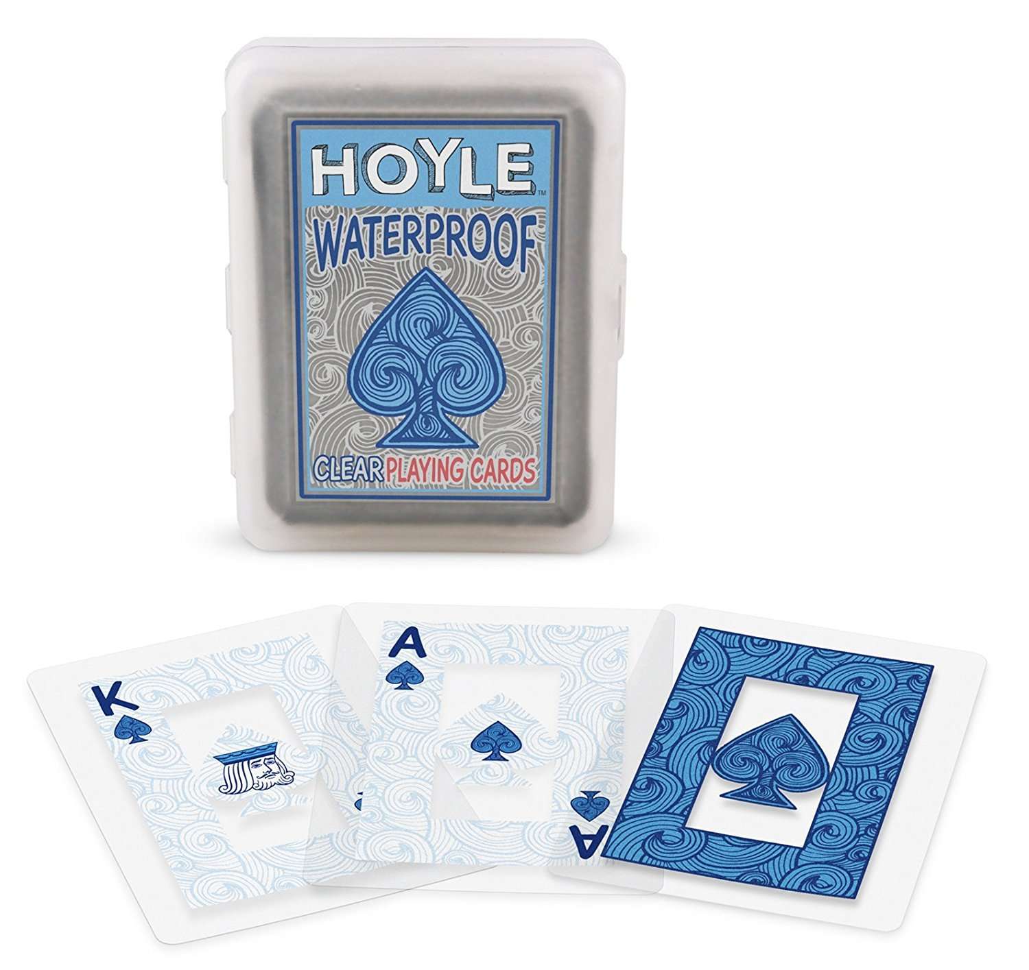 2 Decks of Cards Waterproof Plastic Poker Set w/ Case Box