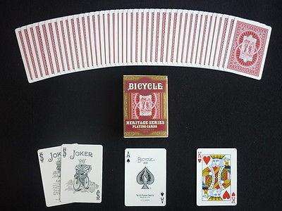 PlayingCardDecks.com-Heritage Series 4 Deck Set Bicycle Playing Cards