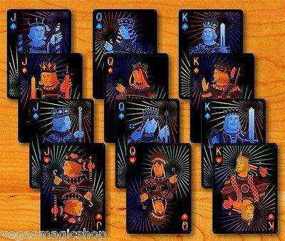 PlayingCardDecks.com-Prism Night v2 Playing Cards Deck LPCC