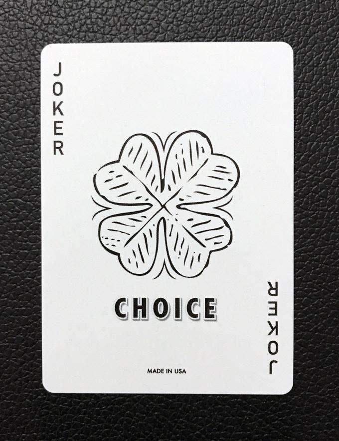 PlayingCardDecks.com-Choice Clover Back Brown Playing Cards USPCC