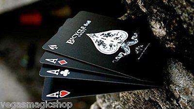PlayingCardDecks.com-Black Ghost Bicycle Playing Cards