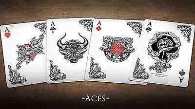 PlayingCardDecks.com-Middle Kingdom 2 Deck Set Black White Bicycle Playing Cards