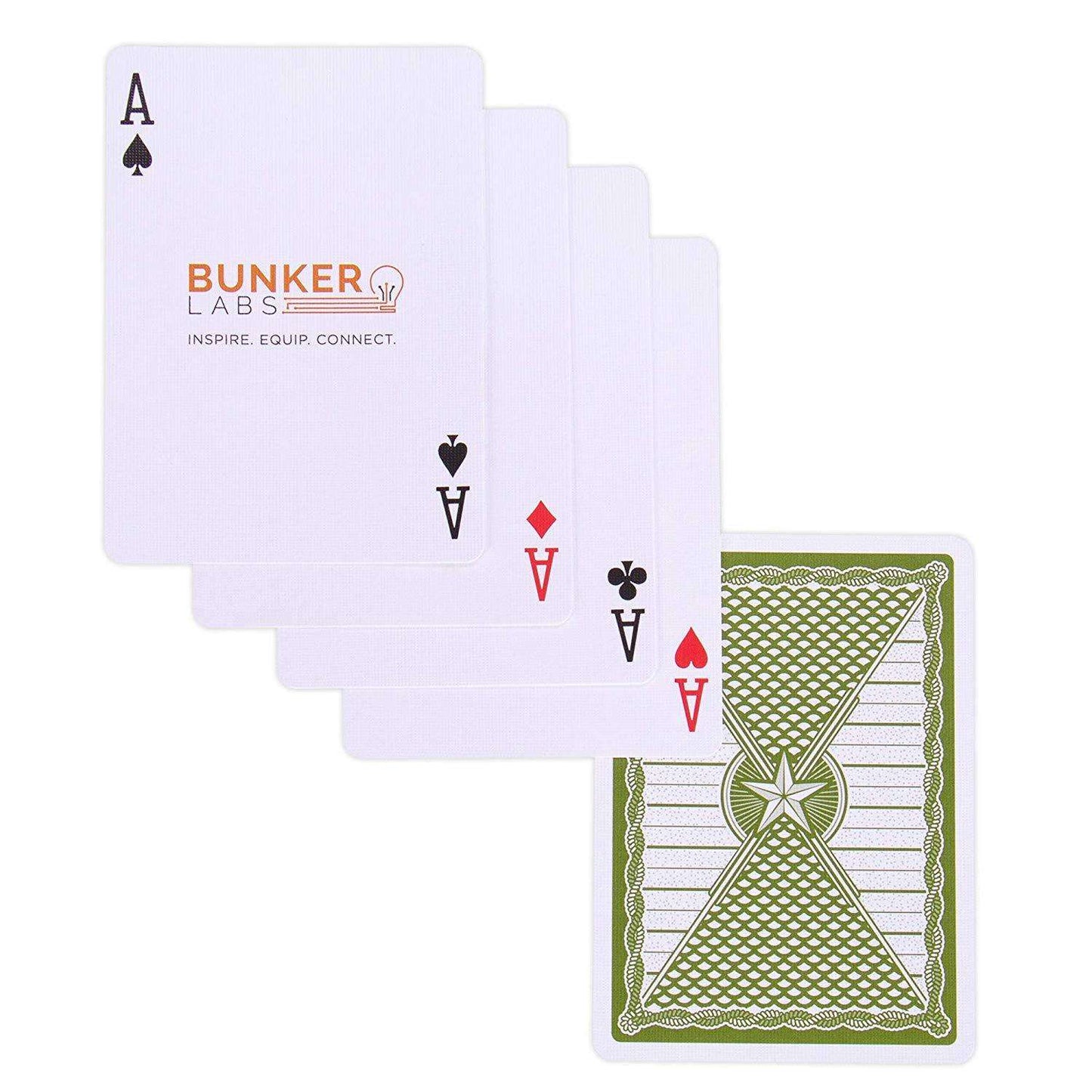 PlayingCardDecks.com-Frontline Leaders Bicycle Playing Cards
