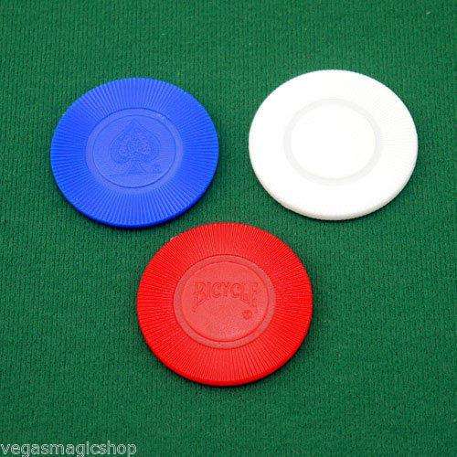 PlayingCardDecks.com-Poker Chips -100 Count - 3 Values - Bicycle Branded