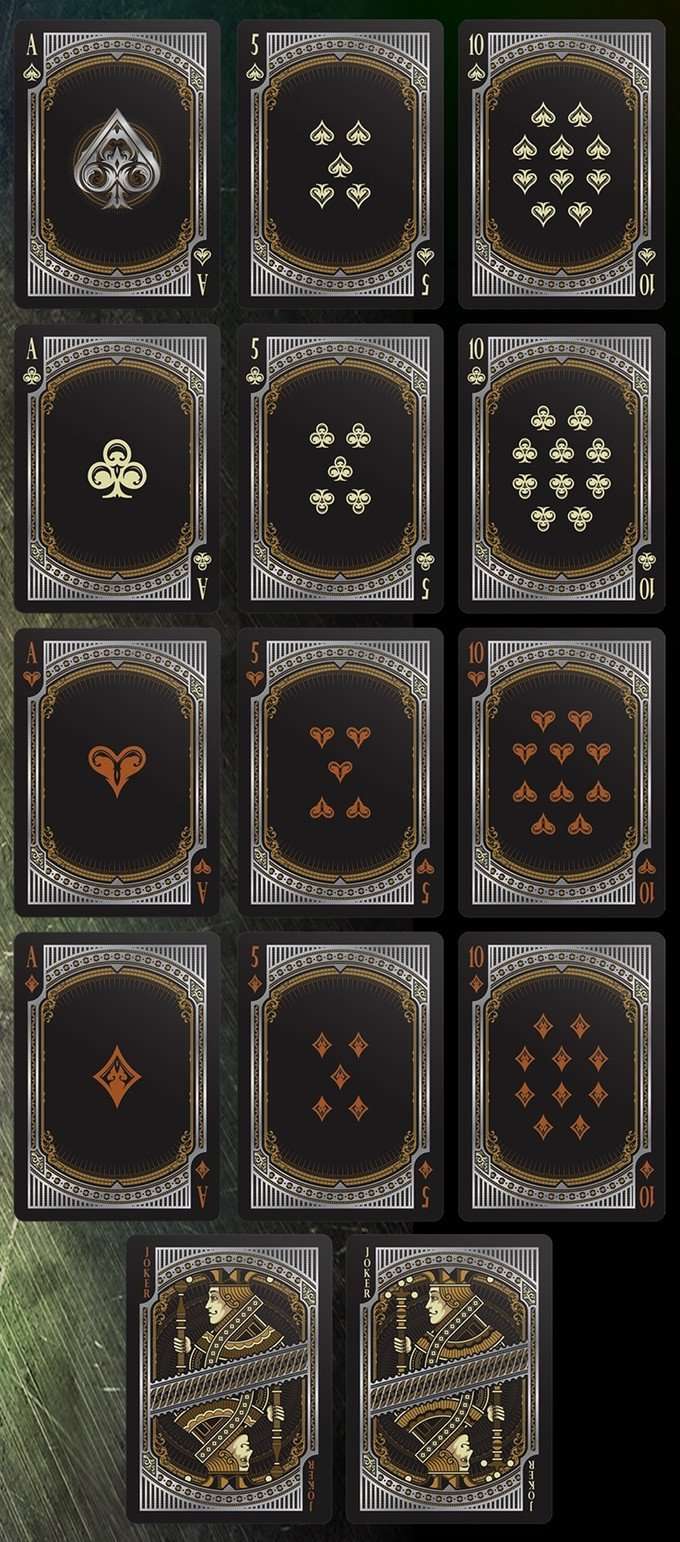 PlayingCardDecks.com-Alloy Copper Playing Cards EPCC