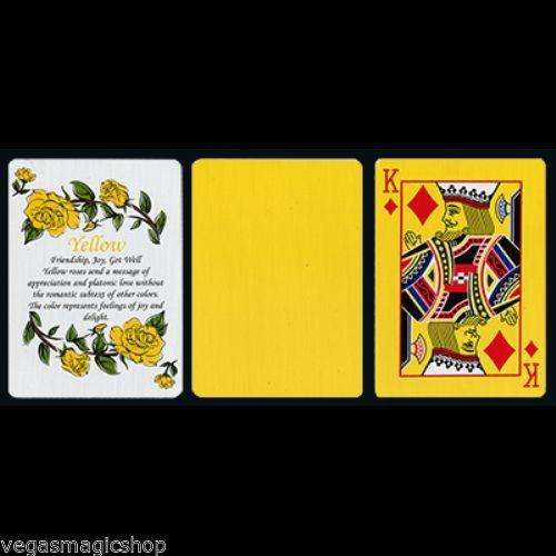 PlayingCardDecks.com-Reverse Fan Back Yellow Tally-Ho Playing Cards