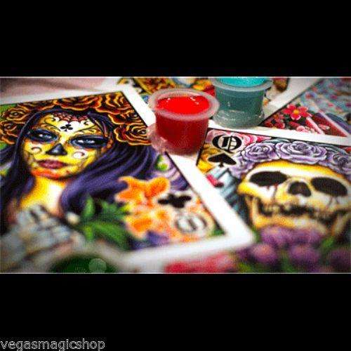 PlayingCardDecks.com-Club Tattoo Bicycle Playing Cards - Blue & Yellow