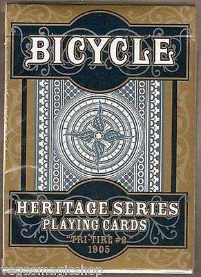 PlayingCardDecks.com-Tri-Tire #2 1905 Heritage Series Bicycle Playing Cards
