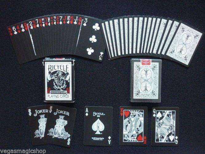 PlayingCardDecks.com-Black Tiger Bicycle Playing Cards