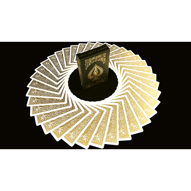 PlayingCardDecks.com-Foil Back Gold Bicycle Playing Cards Deck