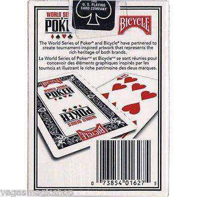 PlayingCardDecks.com-World Series of Poker Tournament 2 Deck Set Bicycle Playing Cards