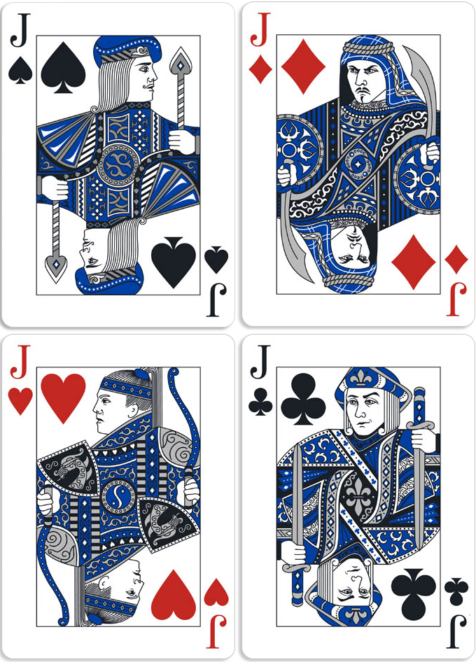 PlayingCardDecks.com-Crown Jewels Sapphire Classic Edition Playing Cards SPCC