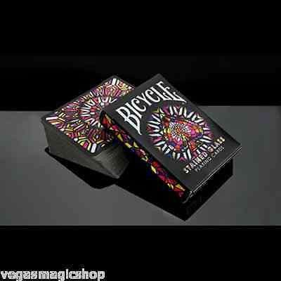 PlayingCardDecks.com-Stained Glass Bicycle Playing Cards Deck