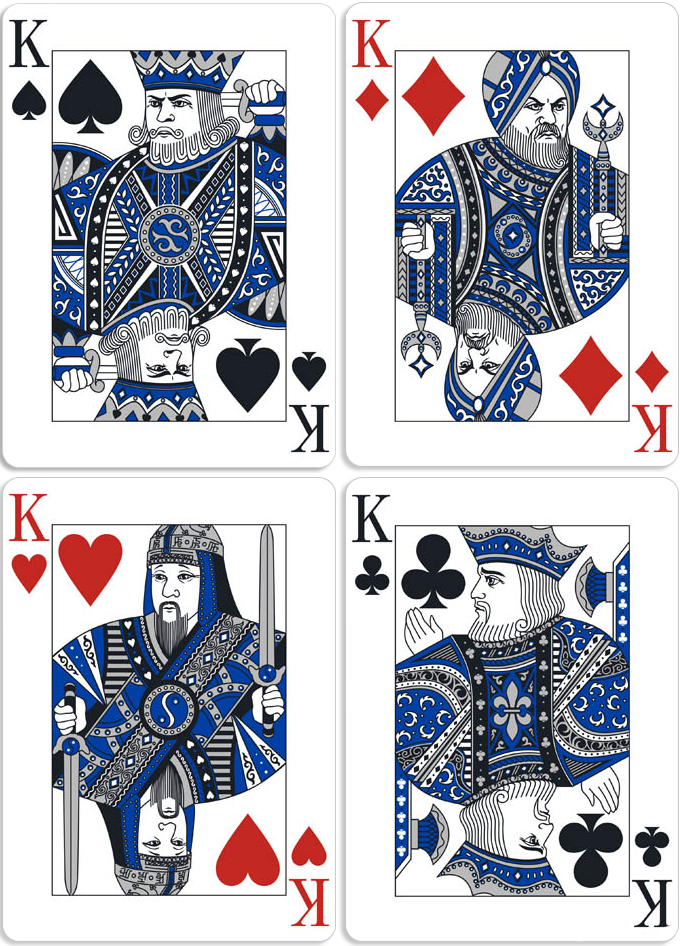 PlayingCardDecks.com-Crown Jewels Sapphire Classic Edition Playing Cards SPCC