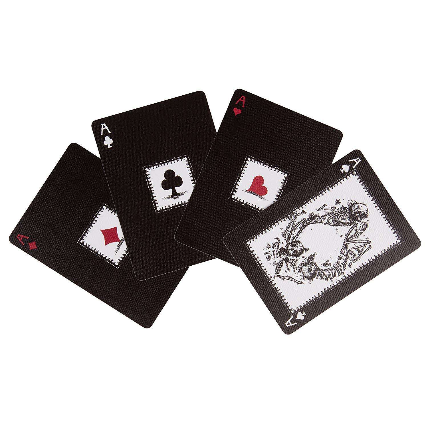 PlayingCardDecks.com-Disparos Tequila Black Playing Cards USPCC