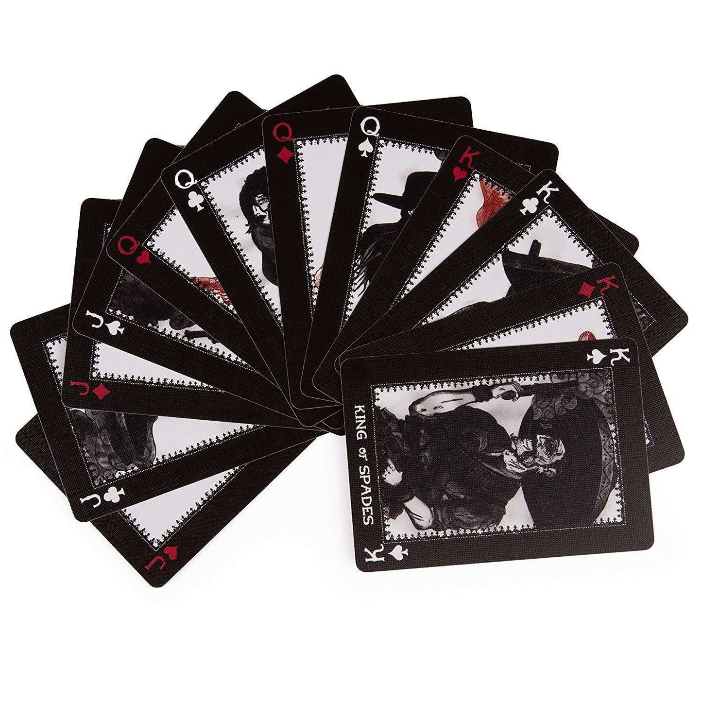 PlayingCardDecks.com-Disparos Tequila Black Playing Cards USPCC