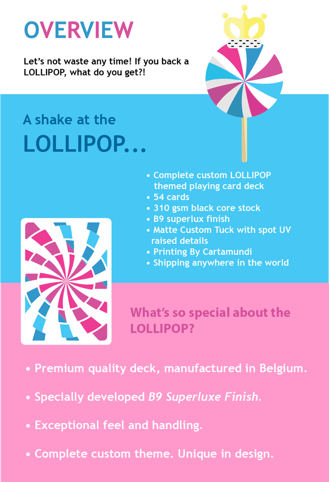 PlayingCardDecks.com-Lollipop Gilded Playing Cards Cartamundi