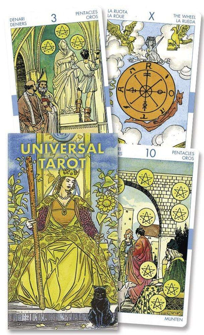 PlayingCardDecks.com-Universal Tarot Deck - 78 Card Deck & Guide Booklet