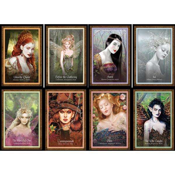 PlayingCardDecks.com-The Faery Forest Oracle Deck - 45 Cards & 136 Page Guidebook