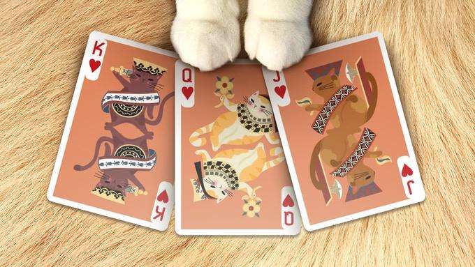 PlayingCardDecks.com-Meow Star Cat Playing Cards USPCC