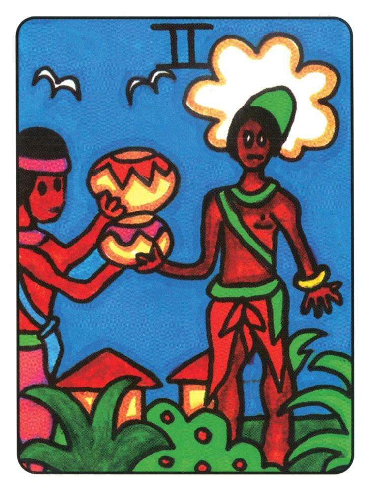 PlayingCardDecks.com-African Mini Tarot Deck USGS