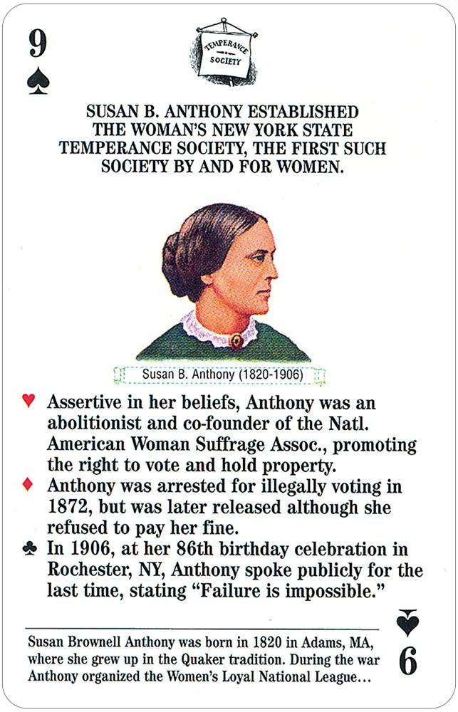 PlayingCardDecks.com-Famous Women of the Civil War Playing Cards USGS