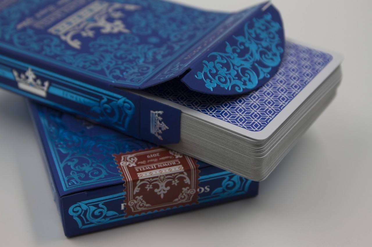 PlayingCardDecks.com-Crown Jewels Sapphire Classic Edition Playing Cards SPCC