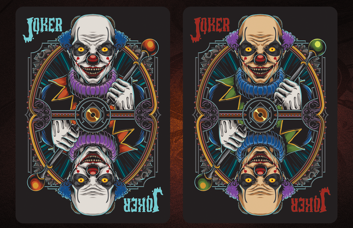 PlayingCardDecks.com-Eerie Bicycle Playing Cards - Red & Purple