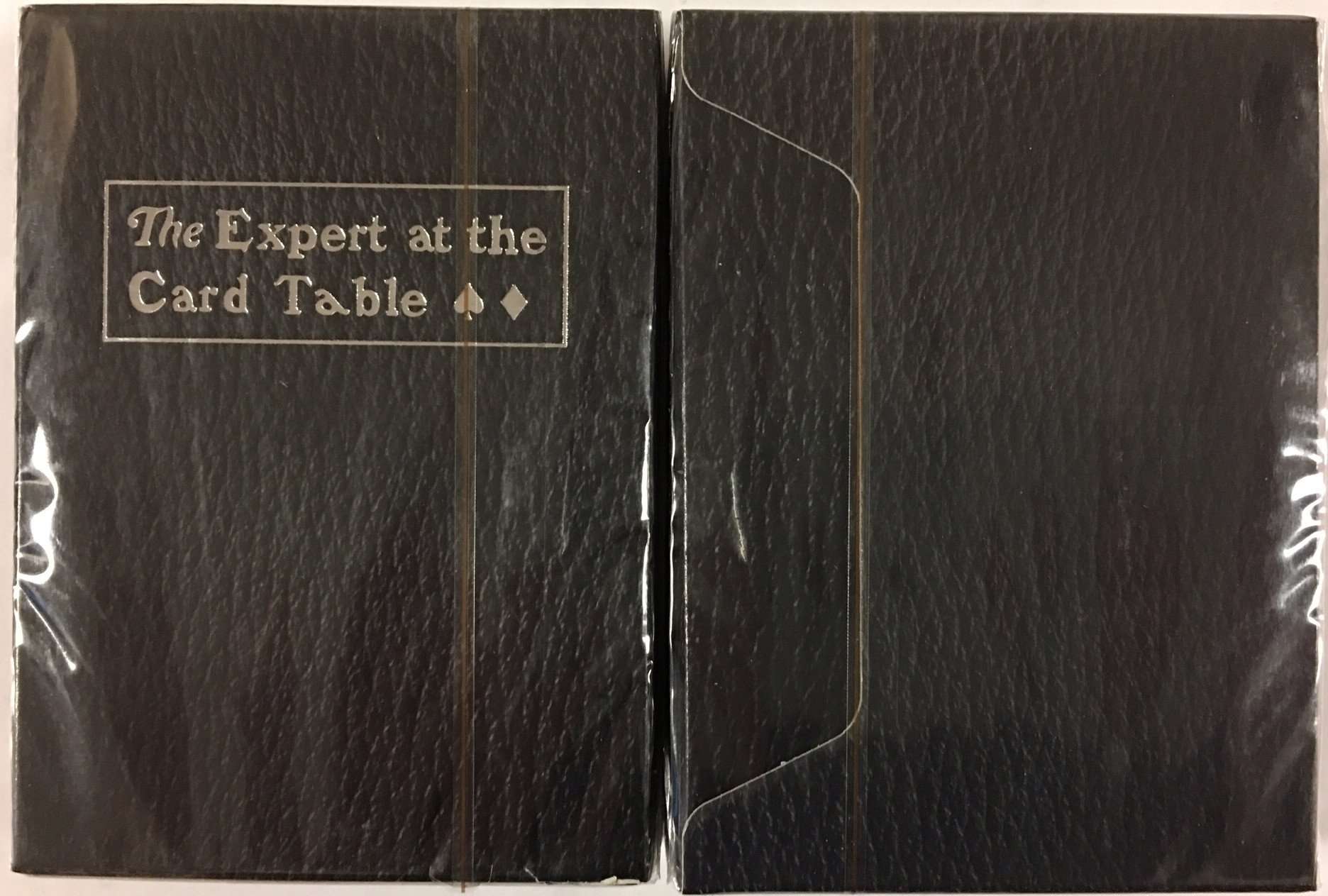 The Expert at the Card Table Black Luxury Edition Playing Cards