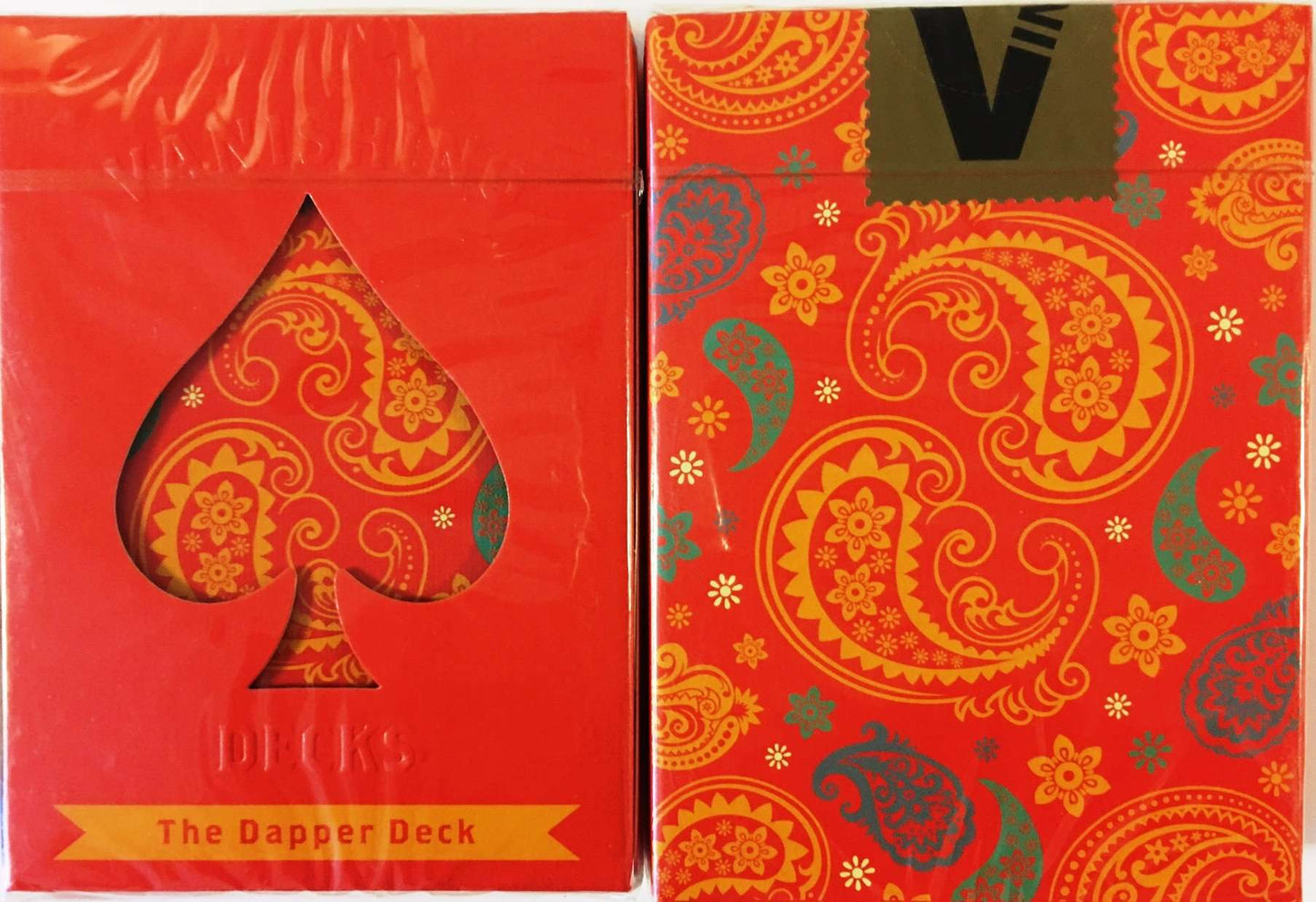 PlayingCardDecks.com-Dapper Orange Playing Cards EPCC