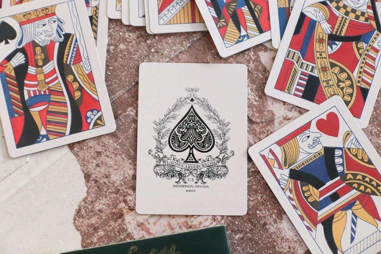 PlayingCardDecks.com-Faro Vintage Reproduction Prototype Playing Cards MPC